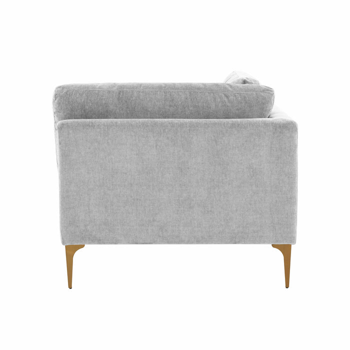 Serena - Velvet Armless Chair