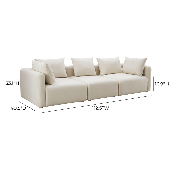 Hangover Cream Performance Linen Sofa