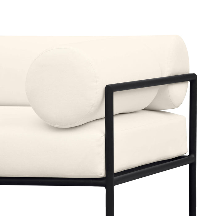 Vera Cream Performance Fabric Outdoor Sofa