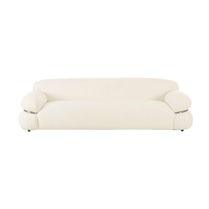 Leyla Cream Boucle Sofa