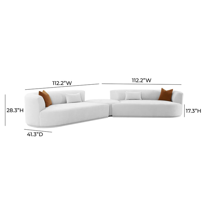 Fickle - Velvet Sectional