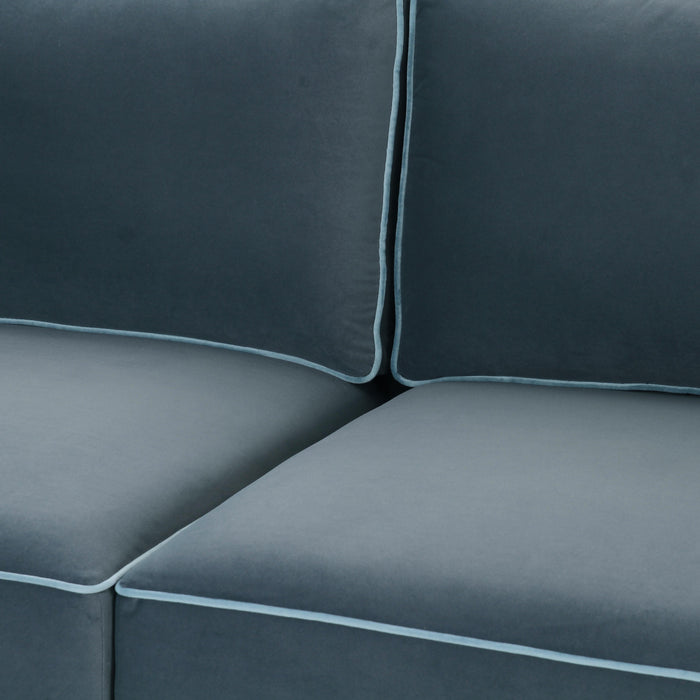 Willow Misty Blue Modular Sofa