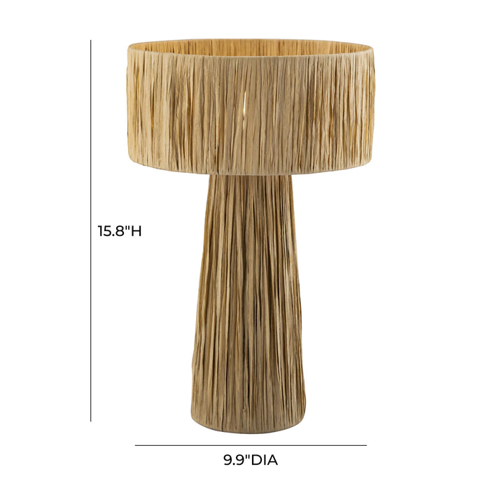 Shelby - Rafia Table Lamp