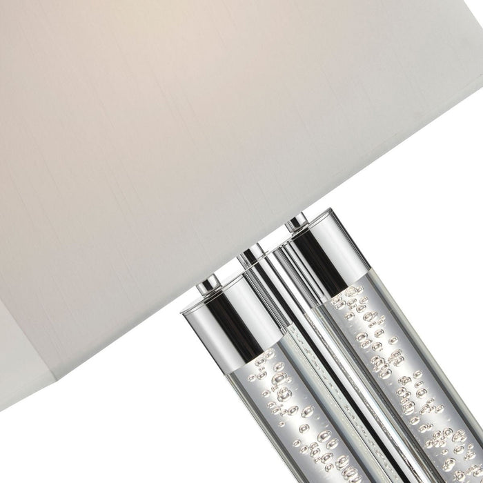 Acrylic Table Lamp // Chrome