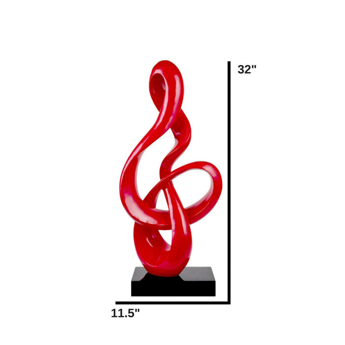 Antilia Treble Abstract Sculpture - Large Red