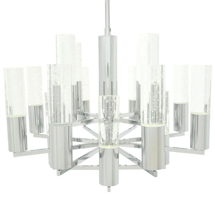 Crystal Cylinders Chandelier // 16 Lights // Dimmable