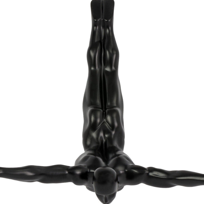 Diver Wall Decor Sculpture //11" Matte Black