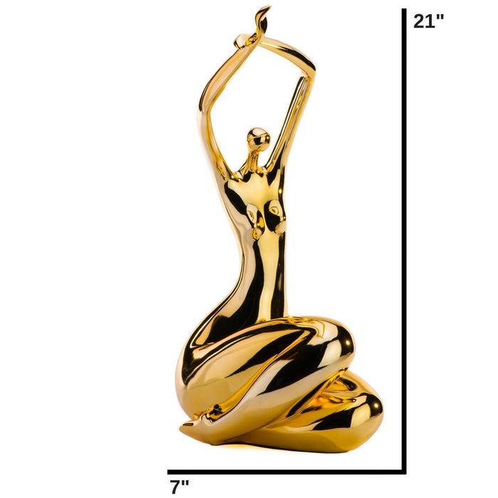 Elizabeth Sculpture //  Large Gold