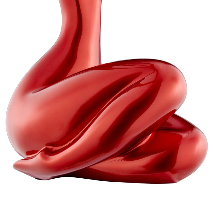 Elizabeth Sculpture // Large Metallic Red