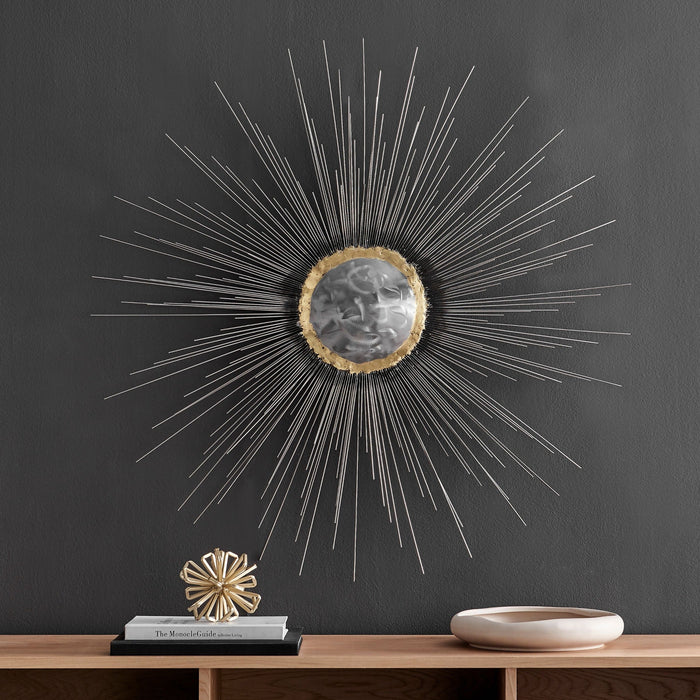 Explosion Wall Art // Silver