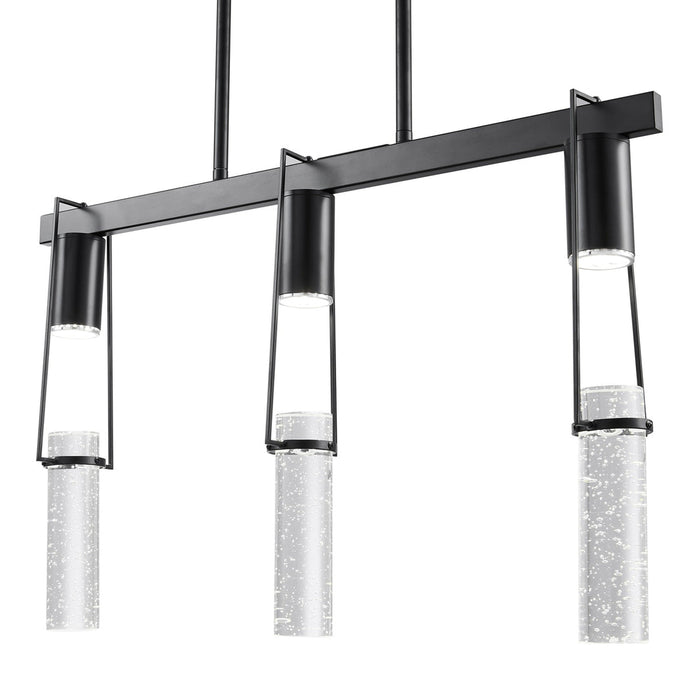 Harmony 3 Light Chandelier // Matte Black