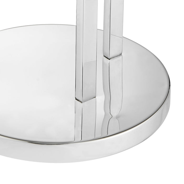 Hong Kong LED Floor Lamp // Chrome