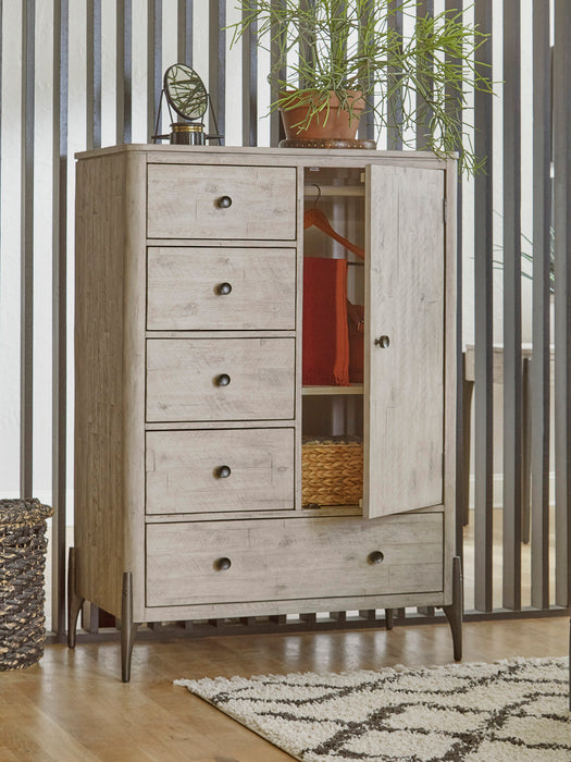 Zane - Panel Bed, Chiffarobe, and 2 Drawer Nightstand