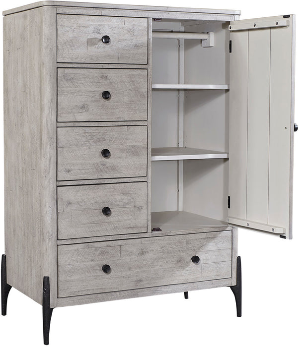 Zane - Panel Bed, Chiffarobe, and 2 Drawer Nightstand