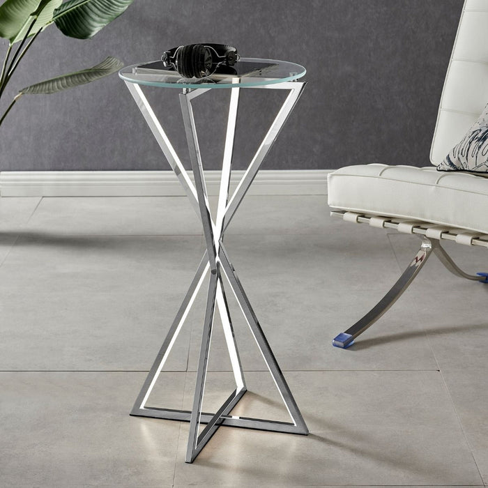 LED Side Table // Round, Medium