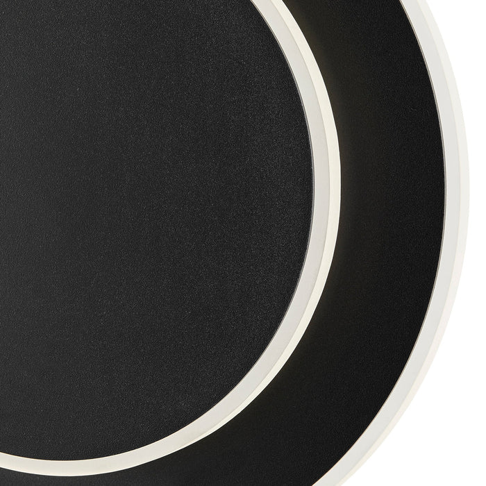 Luna Eclipse Two Circle Multiuse Lamp  // Black