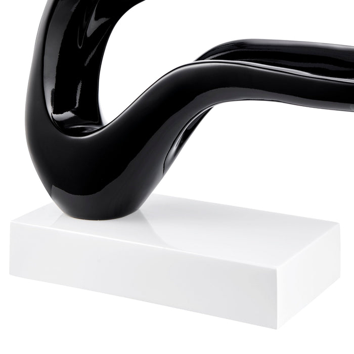 Saggita Abstract Sculpture //  Black