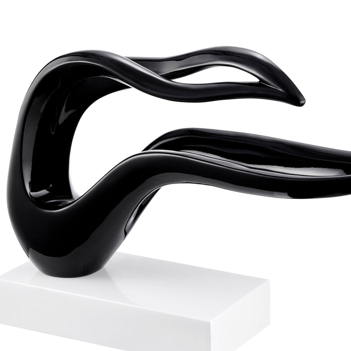 Saggita Abstract Sculpture //  Black