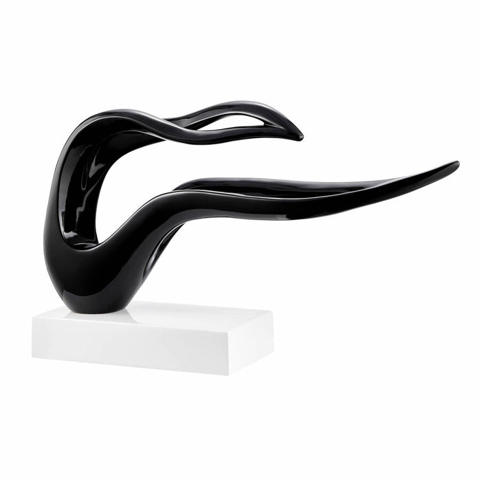 Saggita Abstract Sculpture //  Black