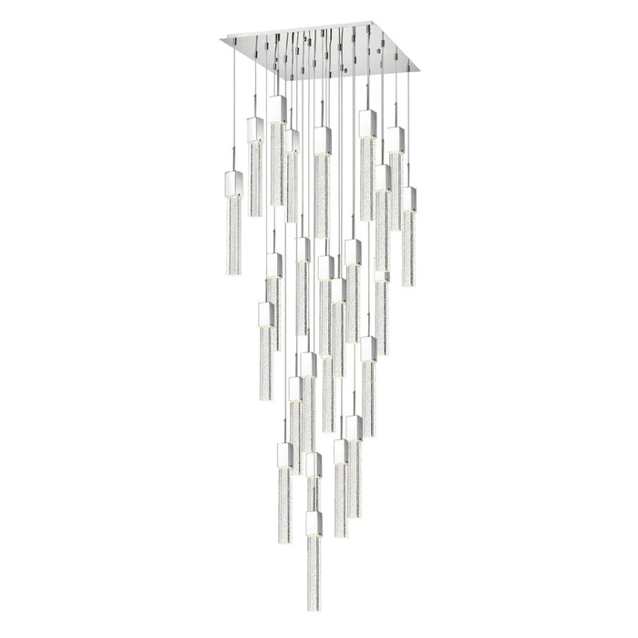 Sparkling Night Chandelier Vertical // XL  25  Light