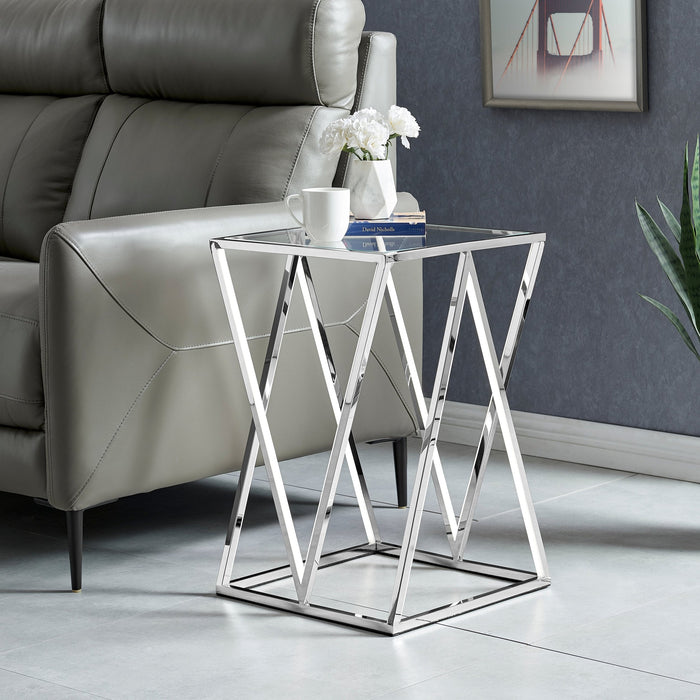 Square LED Side Table // Small