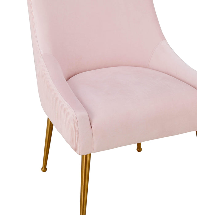 Beatrix - Pleated Velvet Side Chair