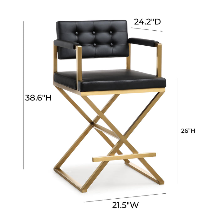 Director - Steel Counter Stool