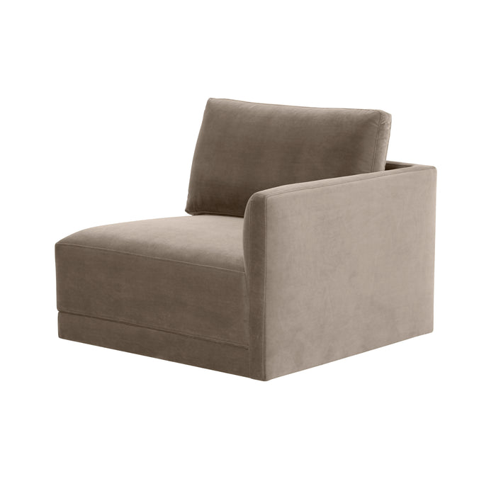 Willow - Corner Chair - Charcoal