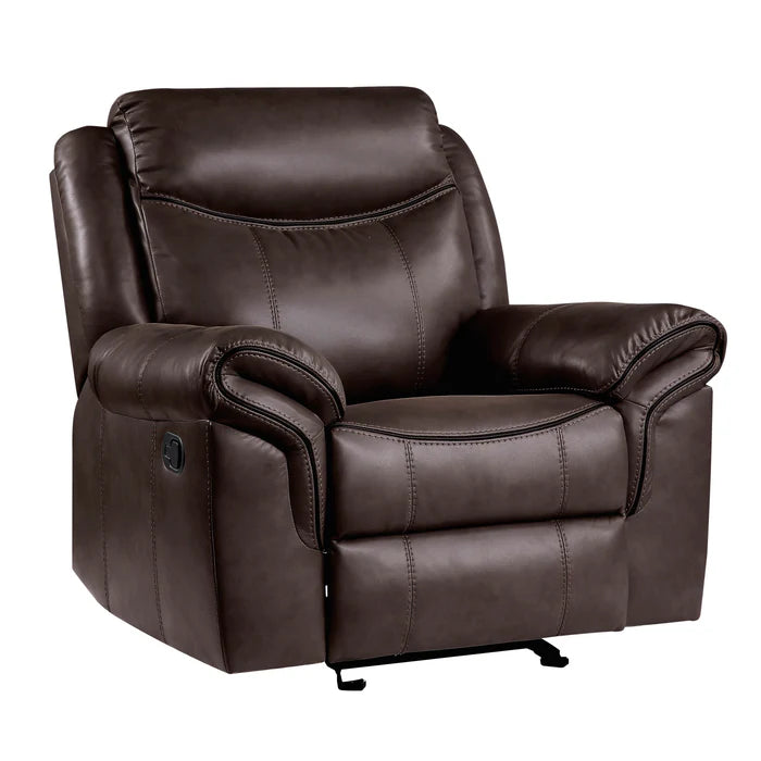 Aram - Reclining Sofa, Glider Loveseat, and Glider Recliner Combo