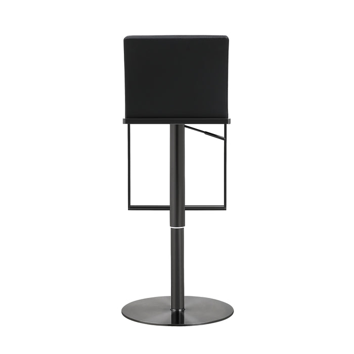 Amalfi - Black Steel Barstool - Black