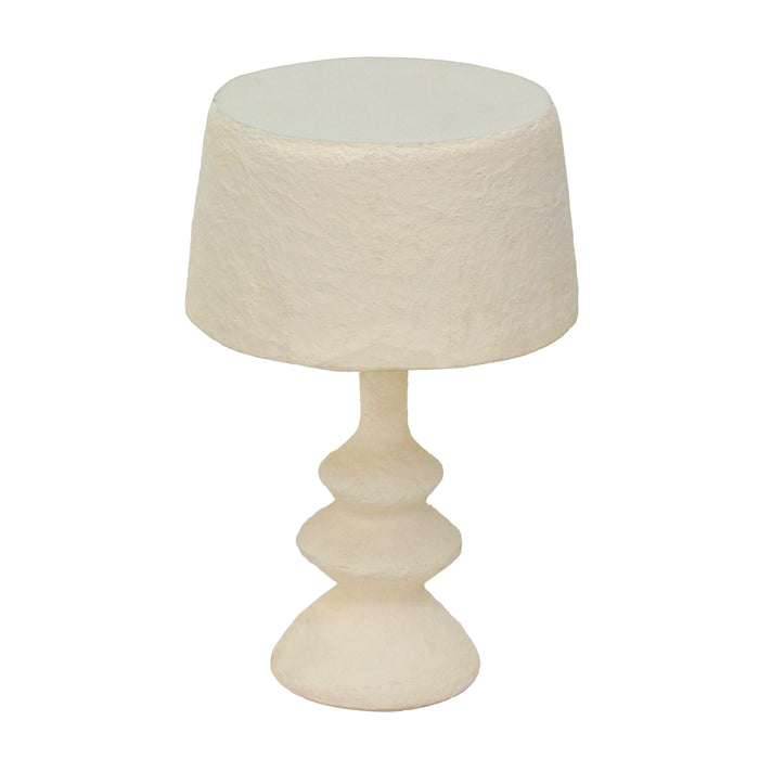 Cotton Mache - Table Lamp - Cream