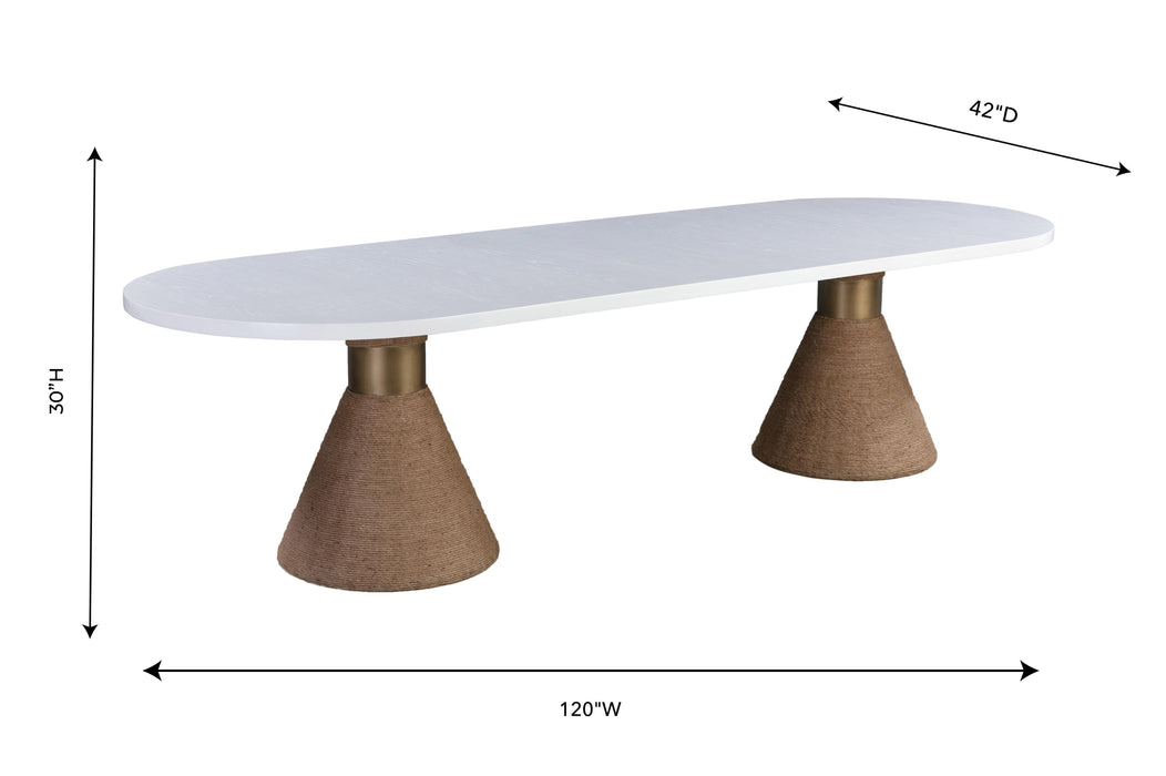 Rishi - Rope Oval Table