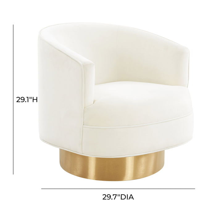 Stella - Velvet Swivel Chair