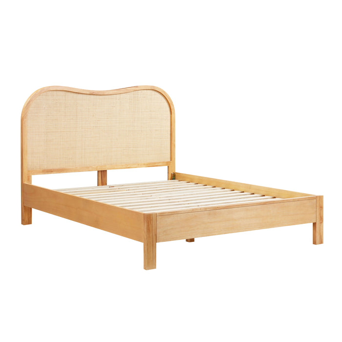 Grappa - Wood & Rattan Bed