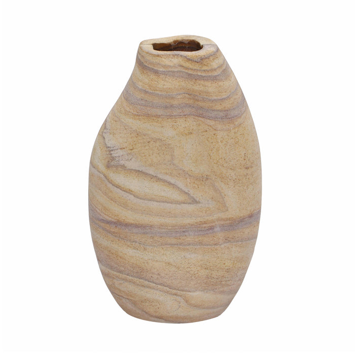 Saava Sandstone Curved Vase