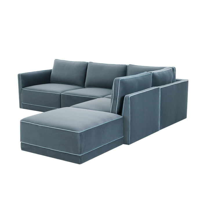 Willow Misty Blue Modular RAF Sectional