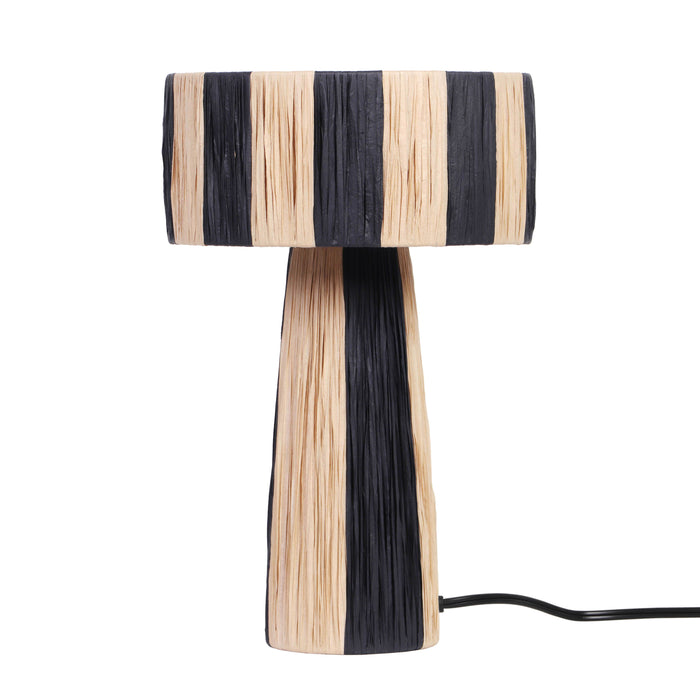 Shelby Raffia Two-Tone Table Lamp