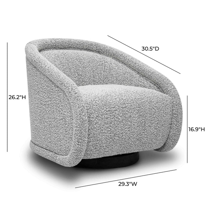 Rory - Boucle Swivel Chair