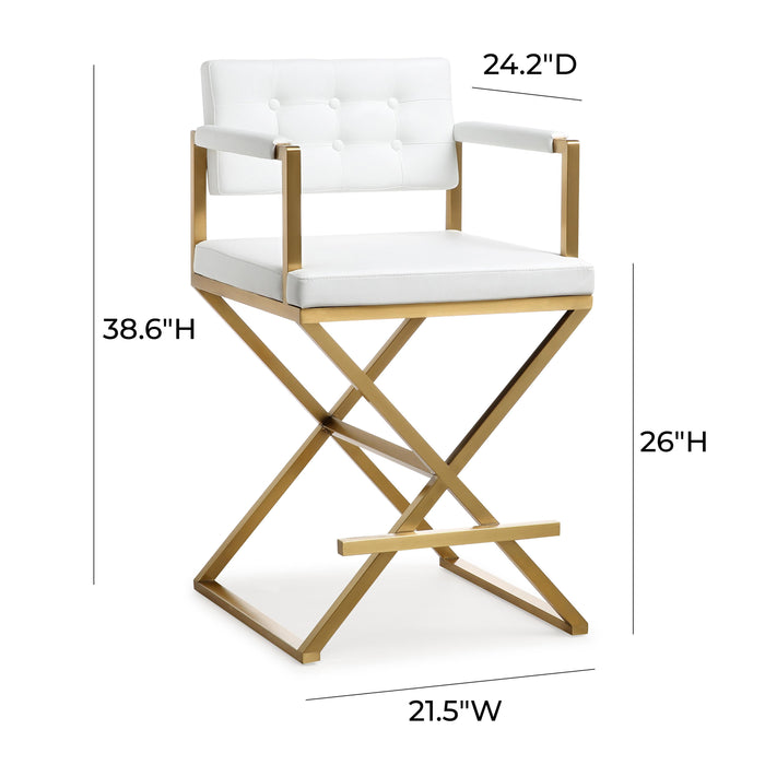 Director - Steel Counter Stool