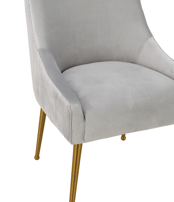 Beatrix - Pleated Velvet Side Chair