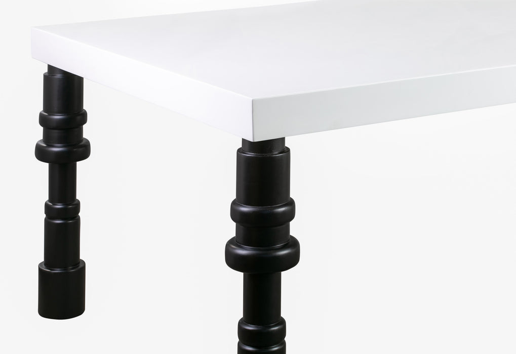 Spindle Gloss Lacquer Dining Table