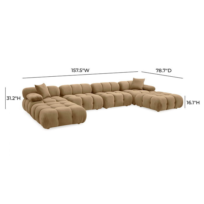 Calliope - Performance Velvet Modular Sectional