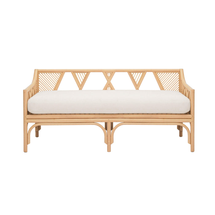 Jayla Natural Rattan Bench