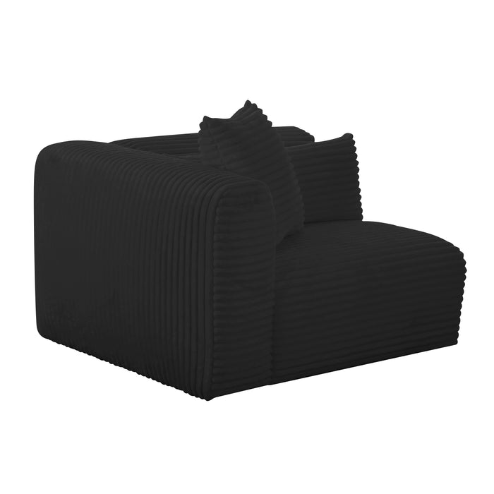 Tarra - Fluffy Oversized Corduroy Modular Corner Chair