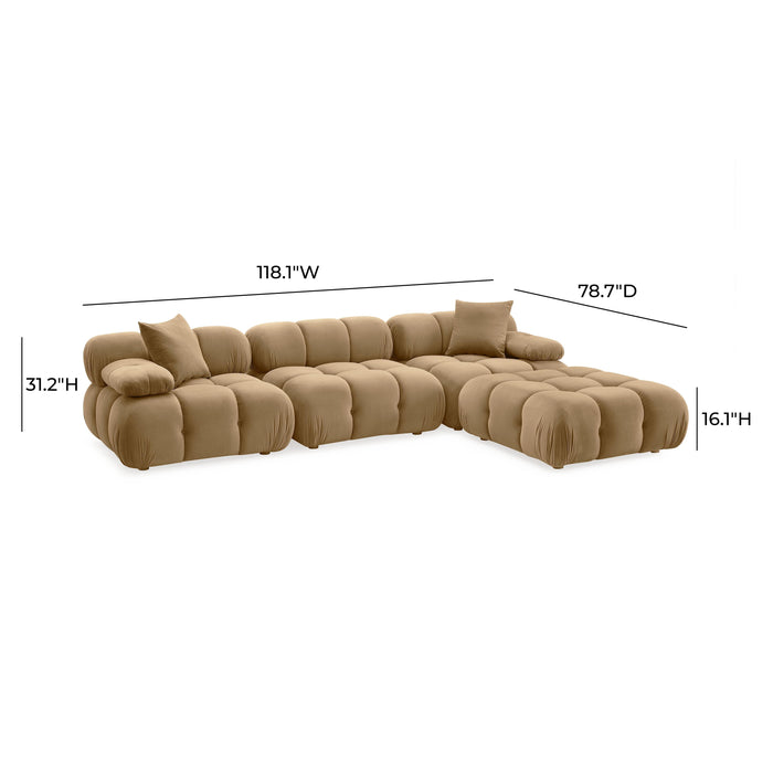 Calliope - Performance Velvet Modular Sectional