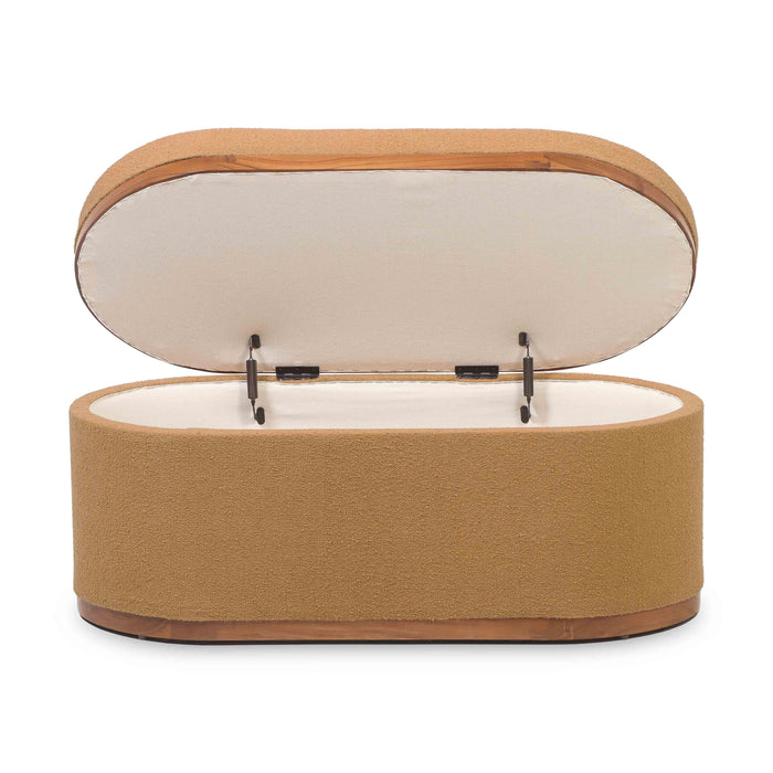 Olivier - Boucle Oval Storage Ottoman