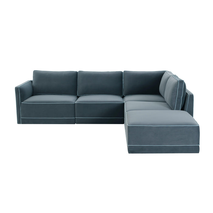 Willow Misty Blue Modular RAF Sectional