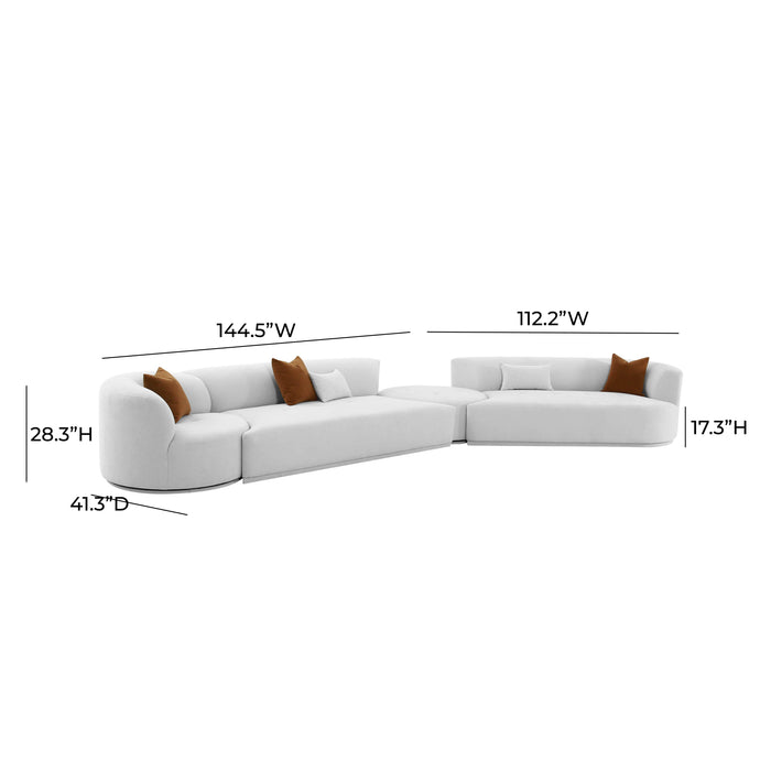 Fickle - Velvet Sectional