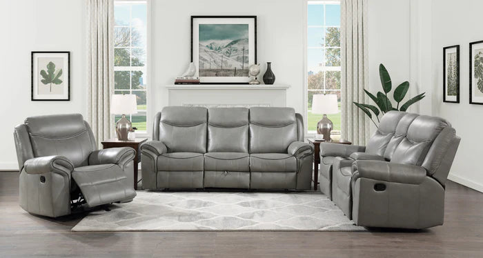 Aram - Reclining Sofa, Glider Loveseat, and Glider Recliner Combo