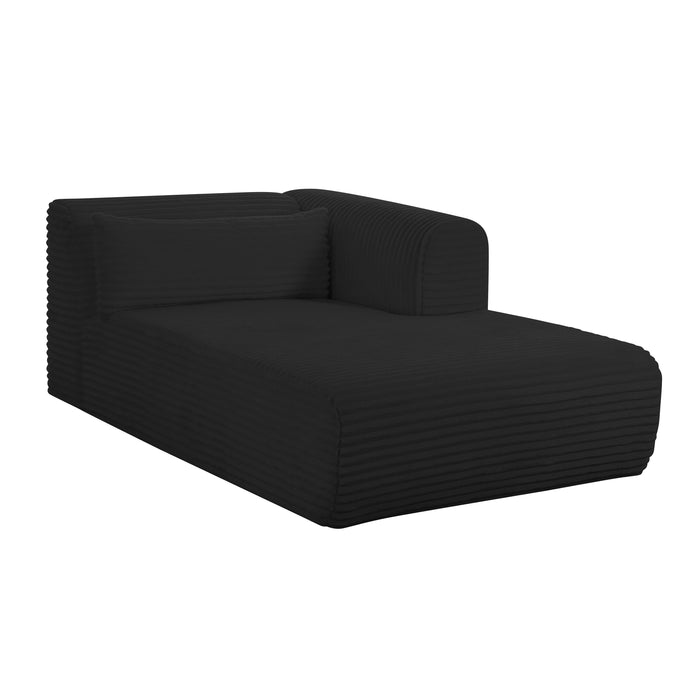 Tarra - Fluffy Oversized Corduroy Modular Chaise